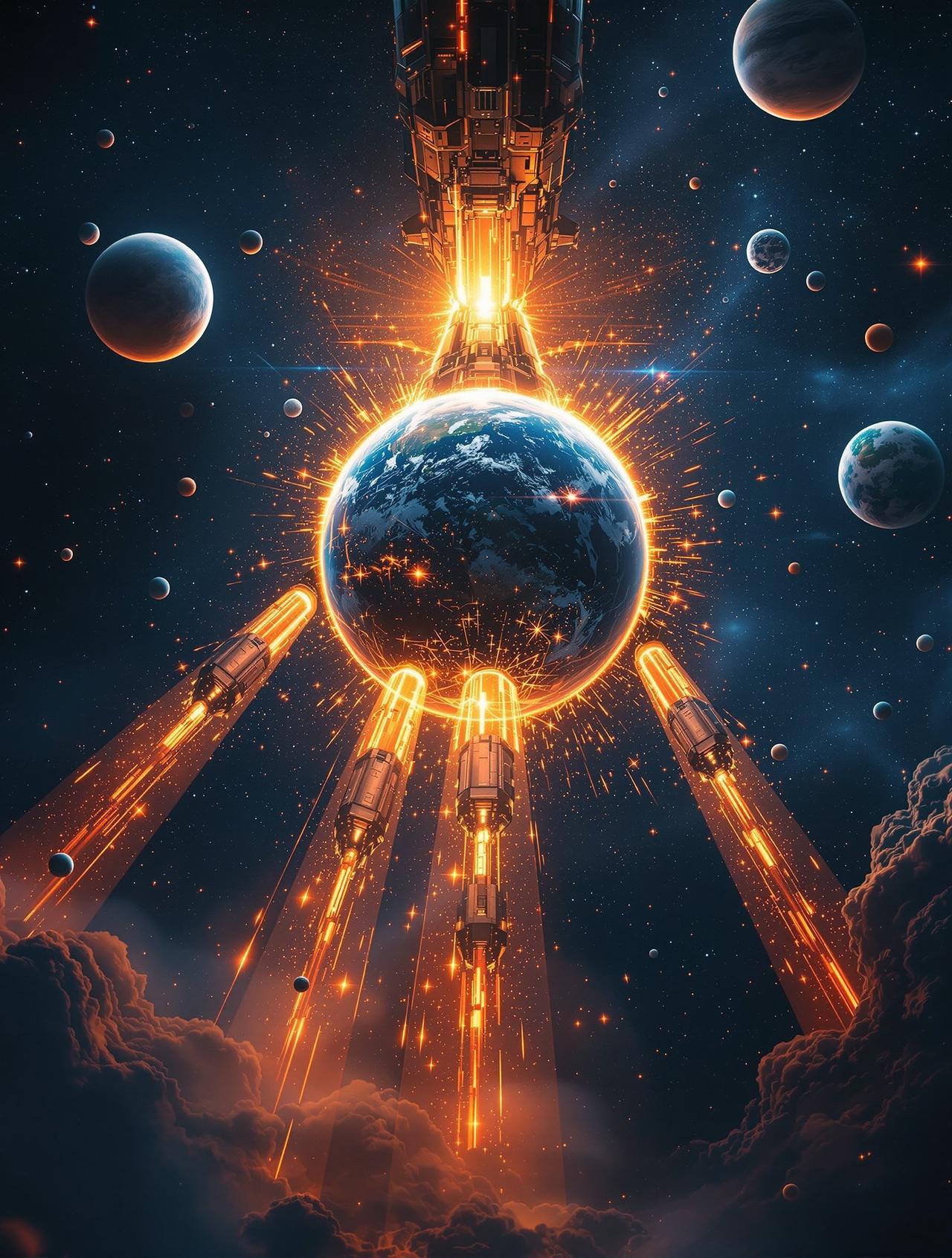 老湿电影院独家播出《星际穿越:东方》高清海报